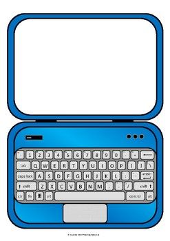 Laptop Template | Computer rules, Interactive notebooks, Templates