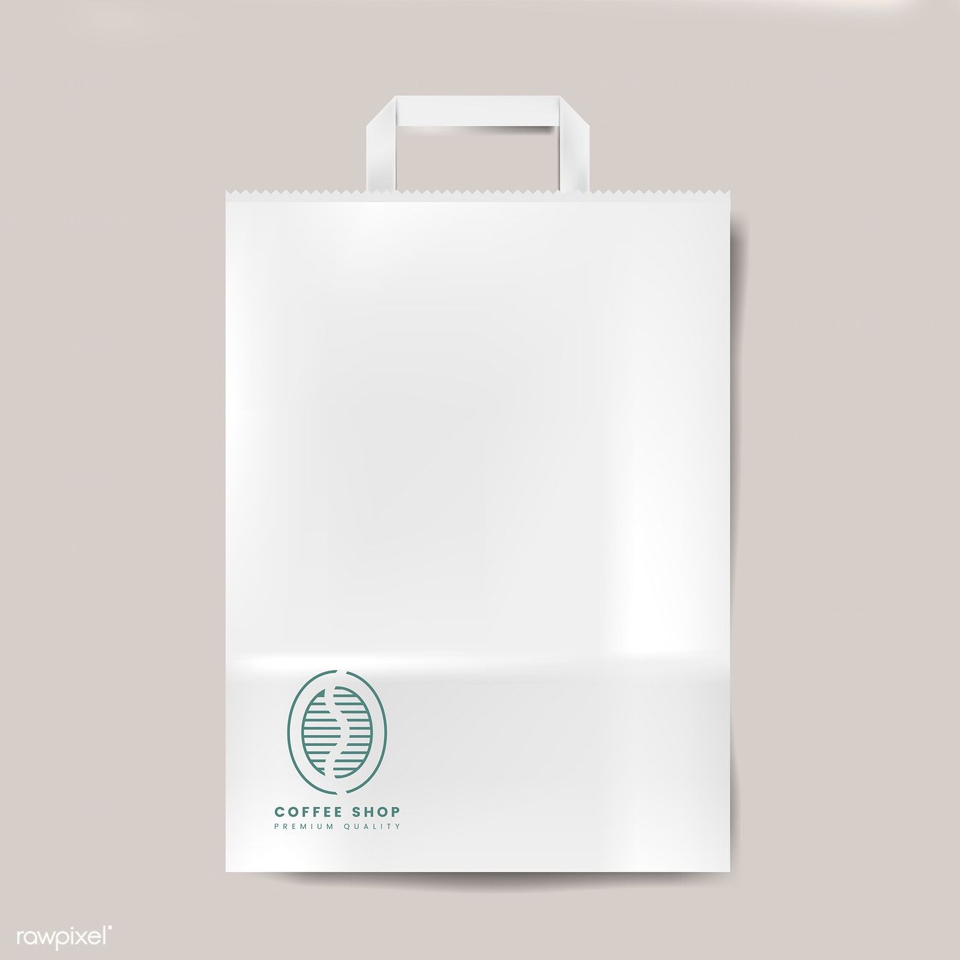 Paper bag mockup isolated vector | free image by rawpixel.com / Aew