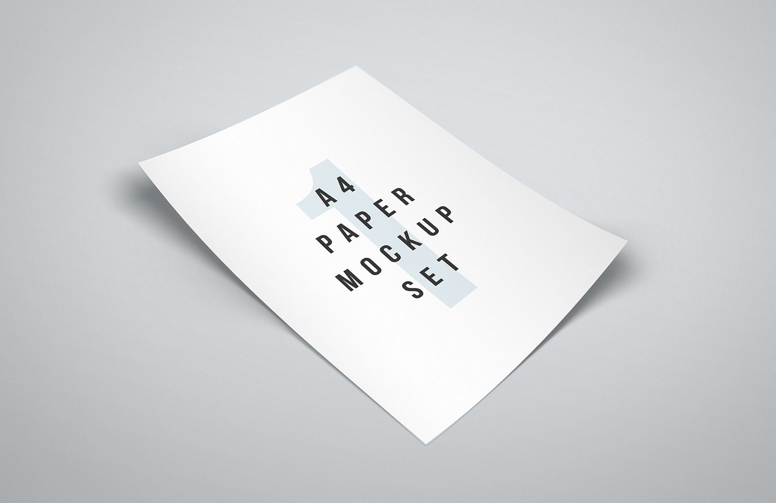 Medialoot - Free A4 Paper Mockup Set | Paper mockup, Paper, A4 paper