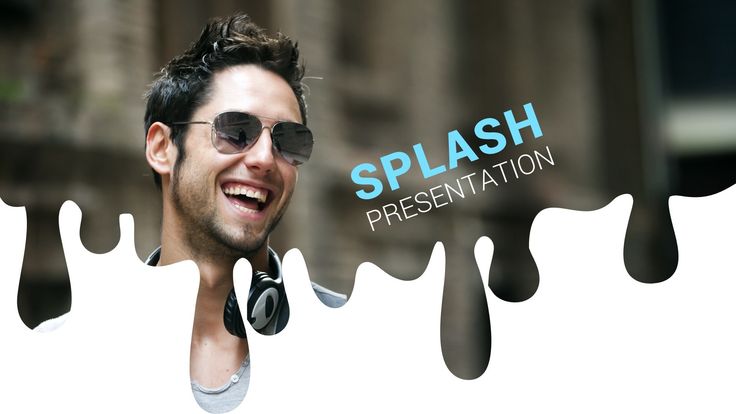 Splash PowerPoint Template | Powerpoint templates, Photography